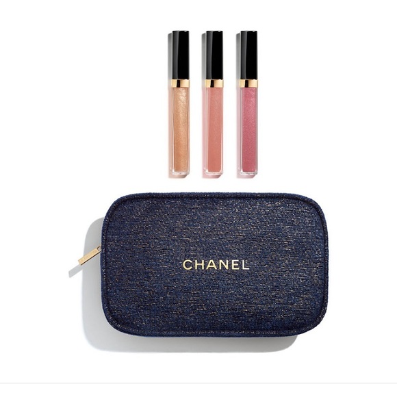 Chanel Lipgloss Trio with Pouch Set - Picture 3 of 10